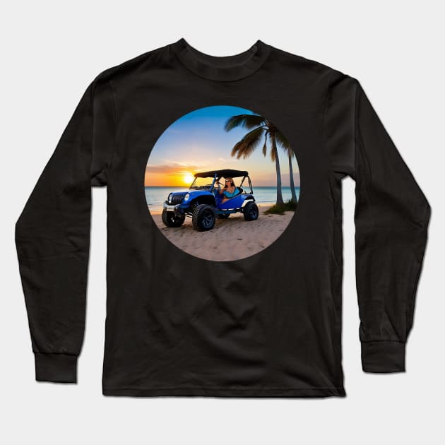 Beach buggy Long Sleeve T-Shirt by Trains Travel and Architecture